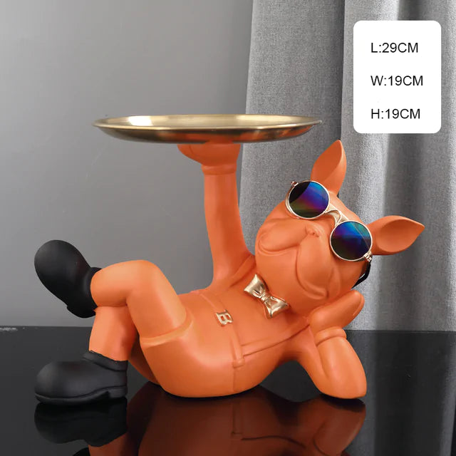 Decorative French Bulldog Statue