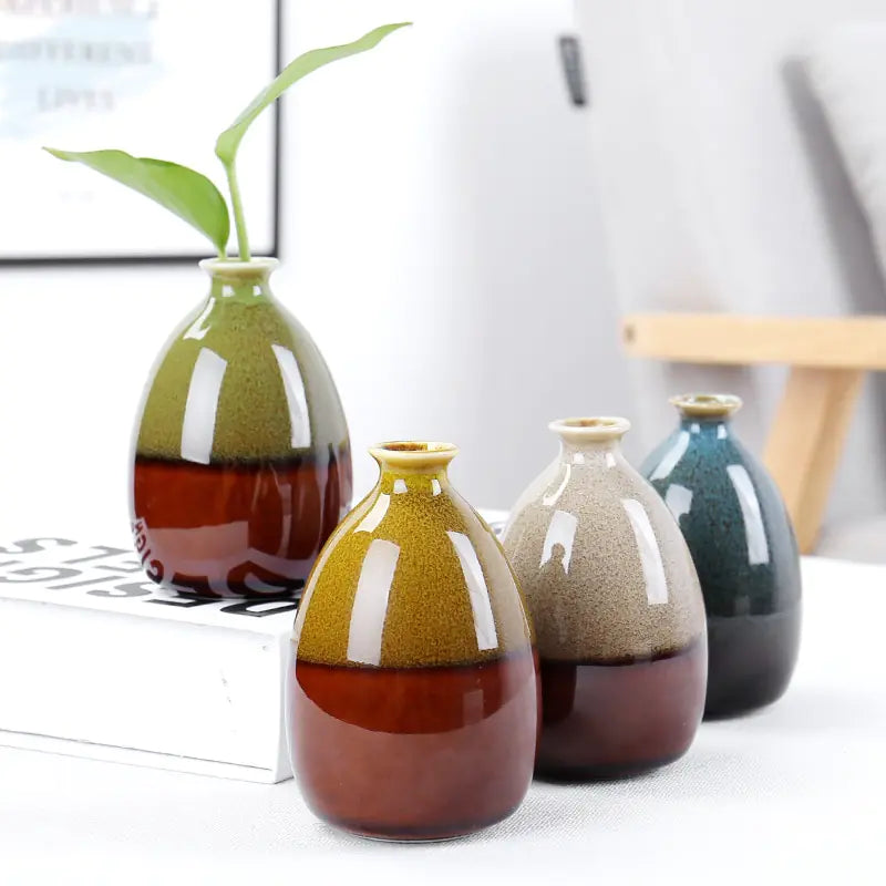 ceramic glazed vases