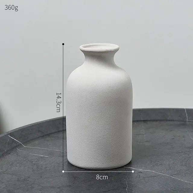 White vase