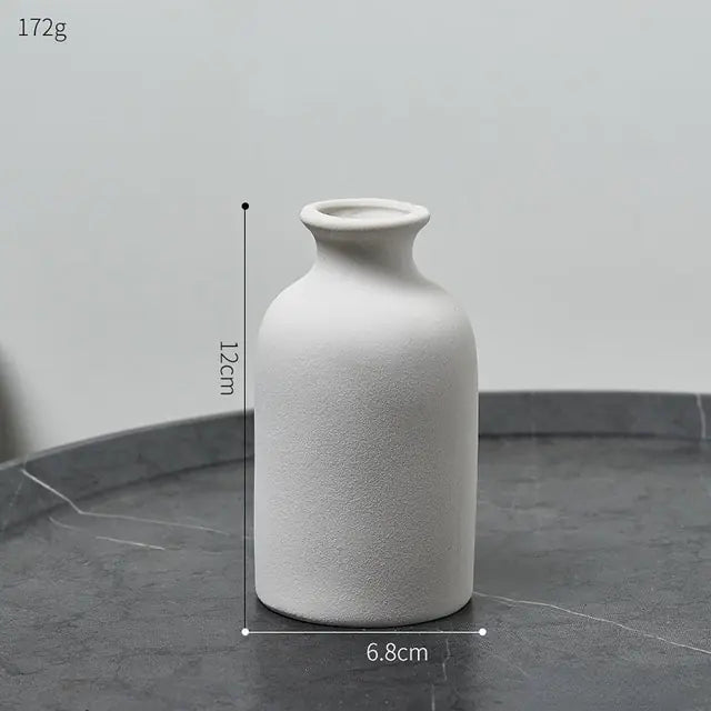 white vase