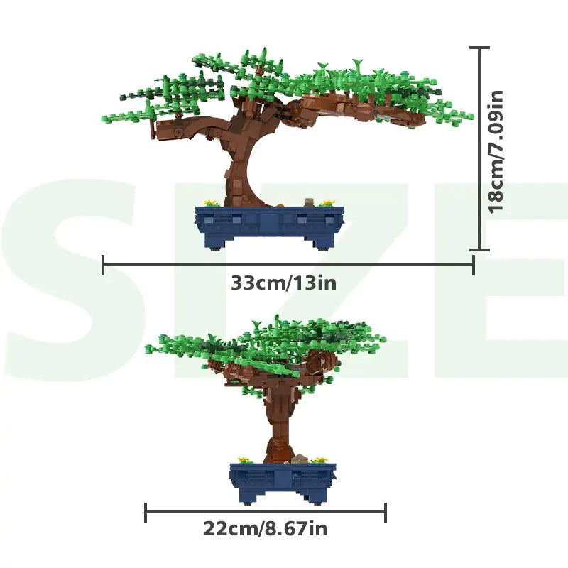 DIY Block Bonsai Tree