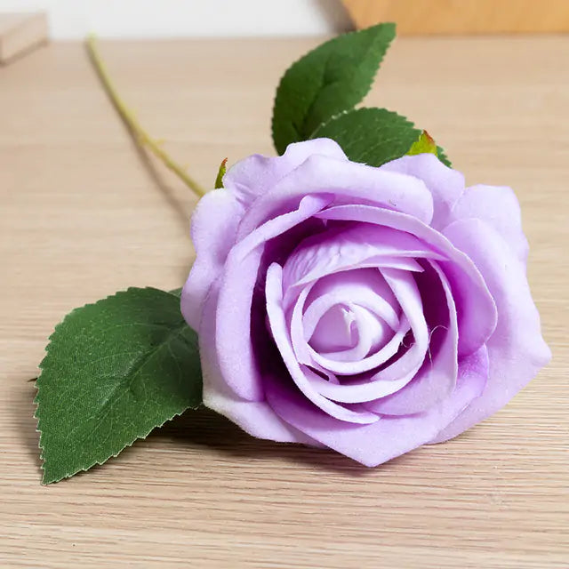 Artificial Rose Flower purple