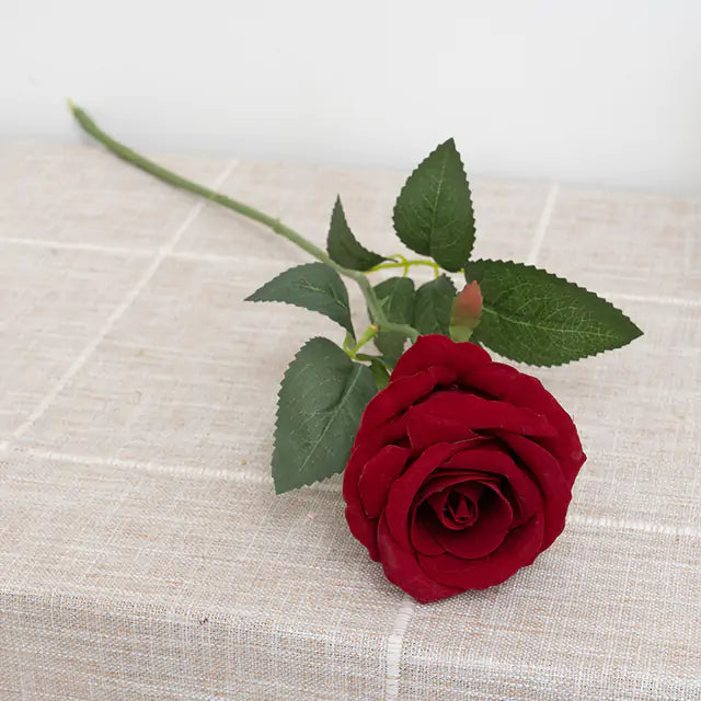 Artificial Rose Flower red