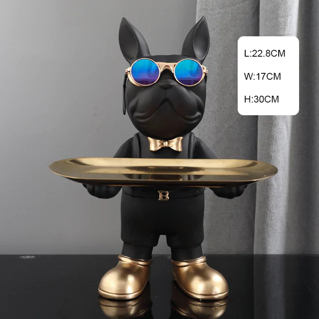 Decorative French Bulldog Statue