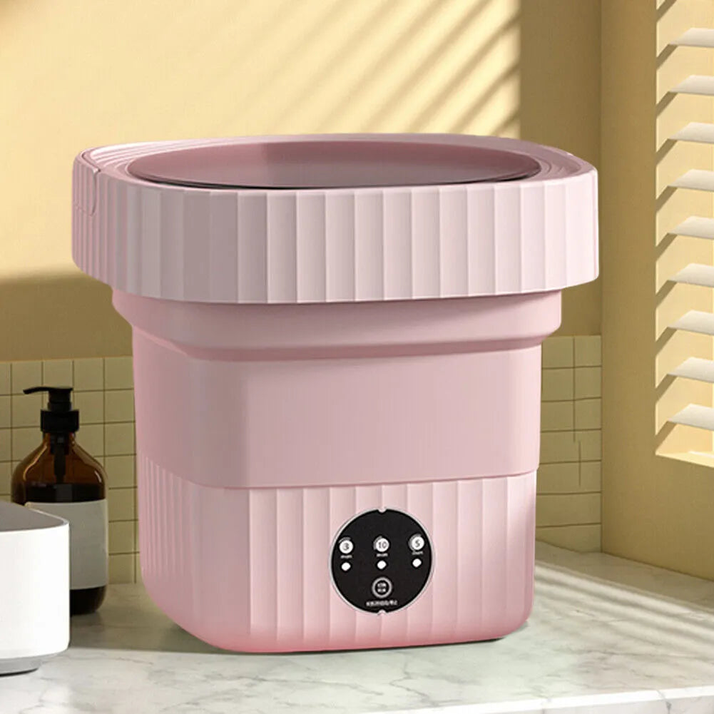 Pink Portable Mini Washing Machine