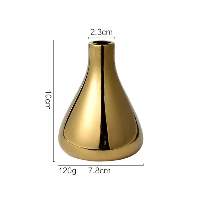 Luxury Plated Gold Vase