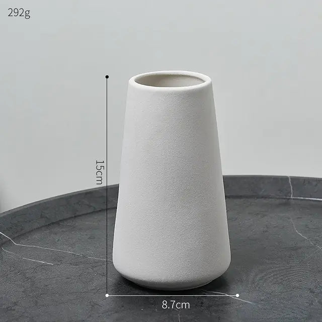 White vase