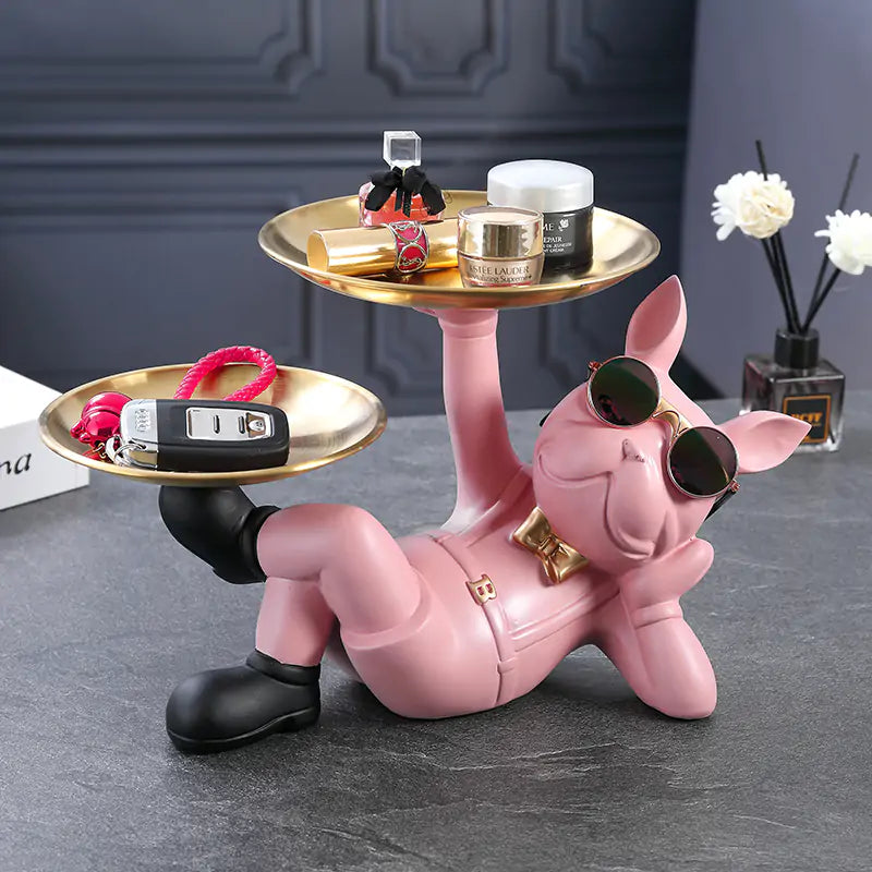 Decorative French Bulldog Statue